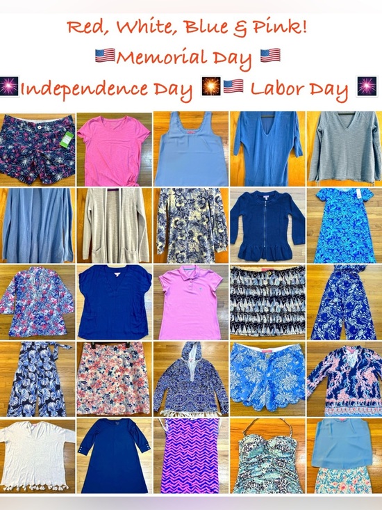 Lilly Pulitzer Pants - Lilly Pulitzer Memorial Day, July 4th! Independence Day! Red,White,Blue,Pinks